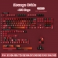 Strange Bride 104+34 / 54 Cherry Profile Keycap Set Cherry MX PBT Dye-subbed for Mechanical Gaming Keyboard